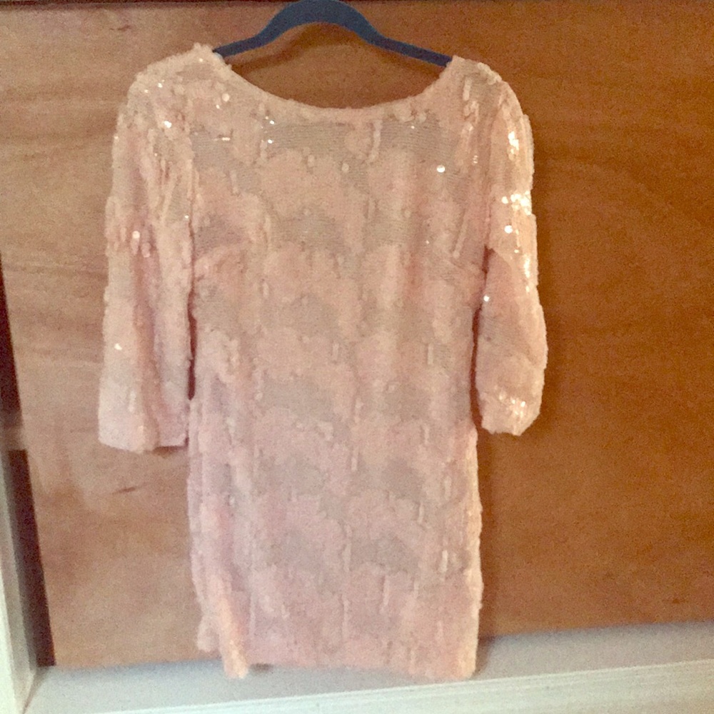 Ark & Co. Light Pink Sequin Dress